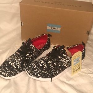 TOMS x Prabal Gurung Black Snow Leopard Del Rey
